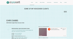 Desktop Screenshot of cdvoiceovers.com