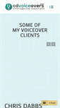 Mobile Screenshot of cdvoiceovers.com