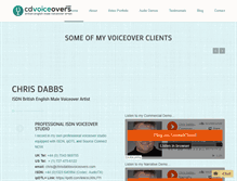 Tablet Screenshot of cdvoiceovers.com